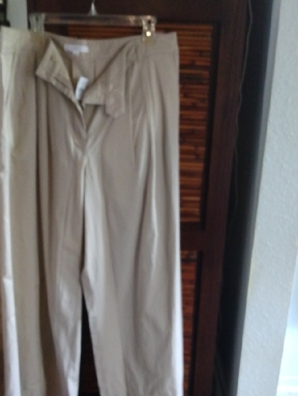 LOFT Khaki Straight-Leg Pants
